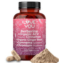 Love You Berberine Complex with Ceylon Cinnamon - 120 Vegan Capsules
