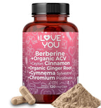 Love You Berberine Complex with Ceylon Cinnamon - 120 Vegan Capsules