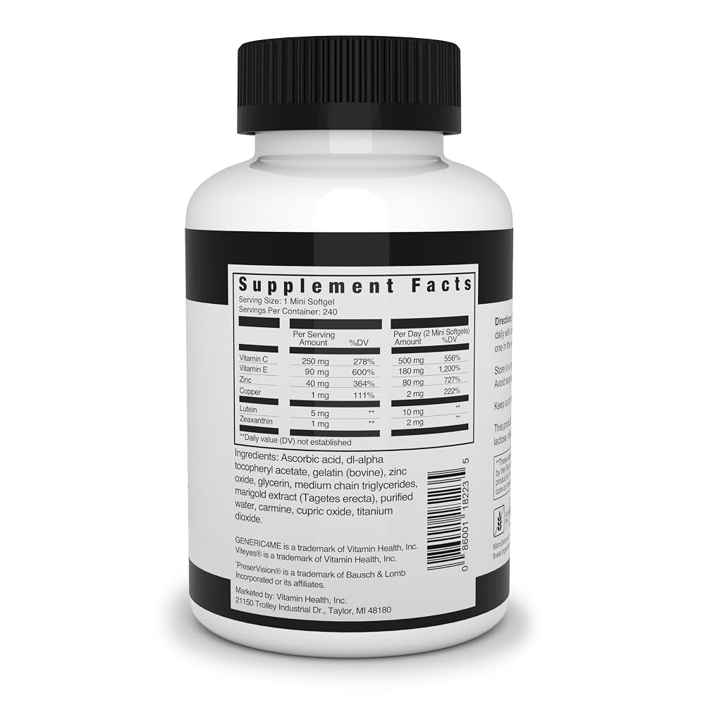 Generic4ME AREDS 2 SoftGels