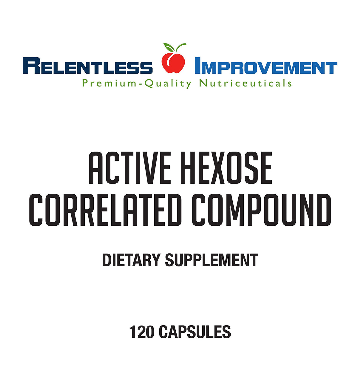 Relentless Improvement AHCC Mushroom Extract Immune Support - 120 Capsules - image 2