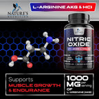 Nature's Nutrition Nitric Oxide Booster Extra Strength - 3X Strength