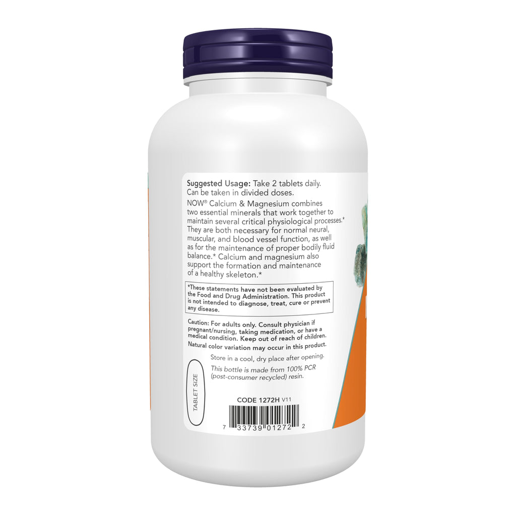 NOW Supplements, Calcium & Magnesium 2:1 Ratio, High Potency