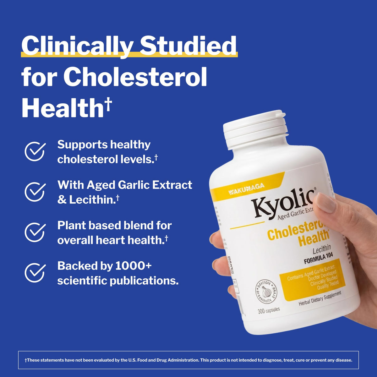 Kyolic Aged Garlic Extract Cholesterol Health Formula 104 - image 2