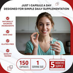 GUDOMET Cayenne Pepper 14-in-1 with Turmeric & Cinnamon - 150 Capsules - image 7