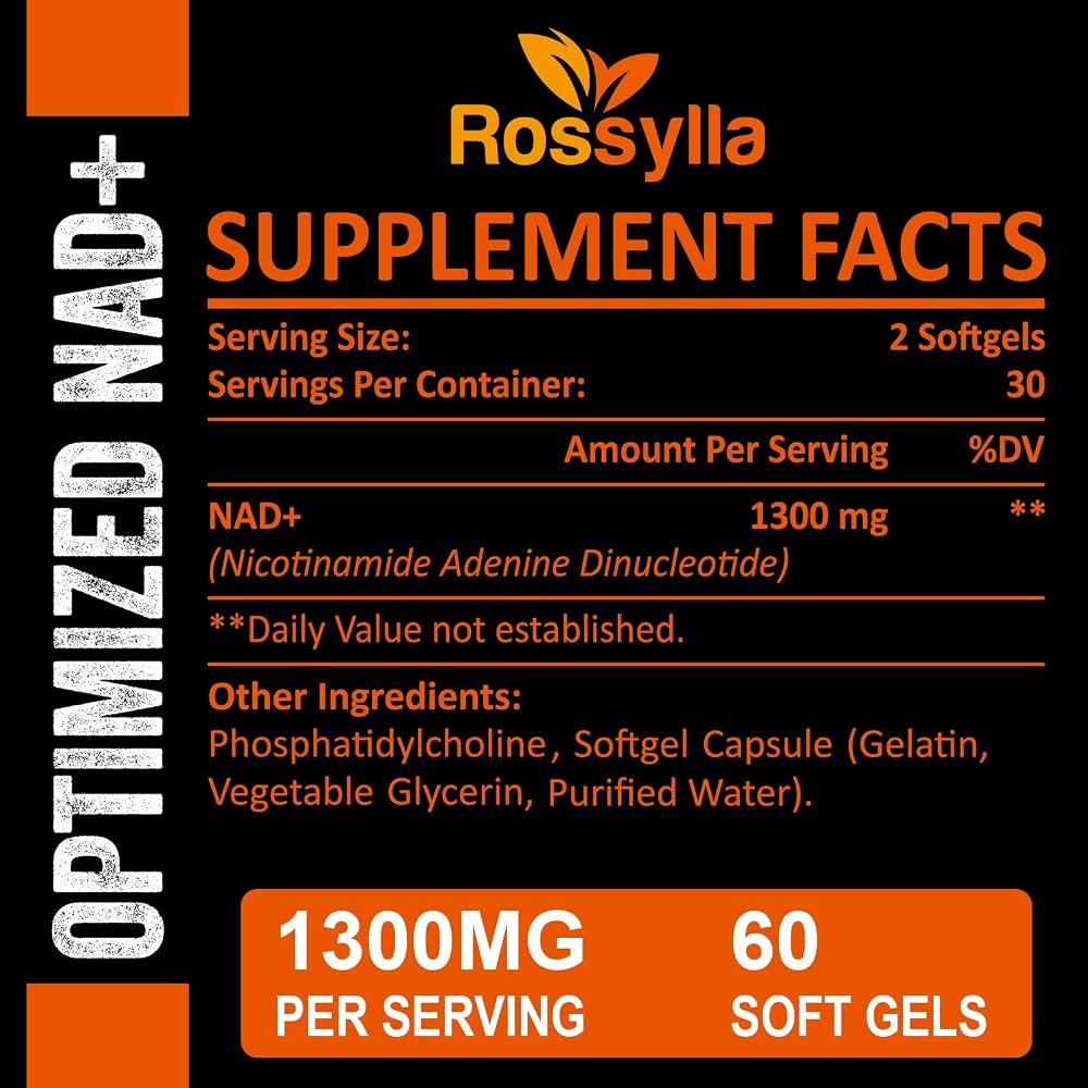 Rhameph Rossylla Liposomal NAD+ 1300 MG - 60 Capsules - image 2