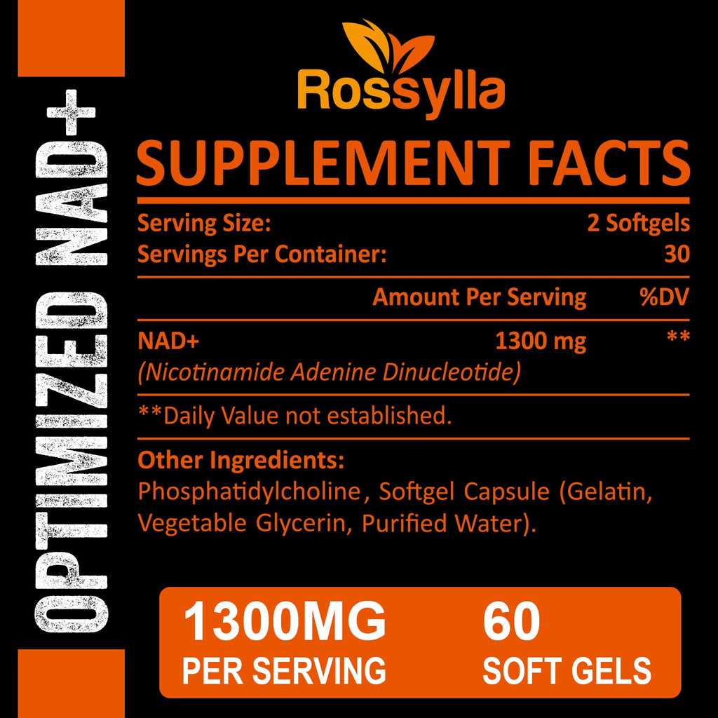 Rhameph Rossylla Liposomal NAD+ 1300 MG - 60 Capsules - image 2