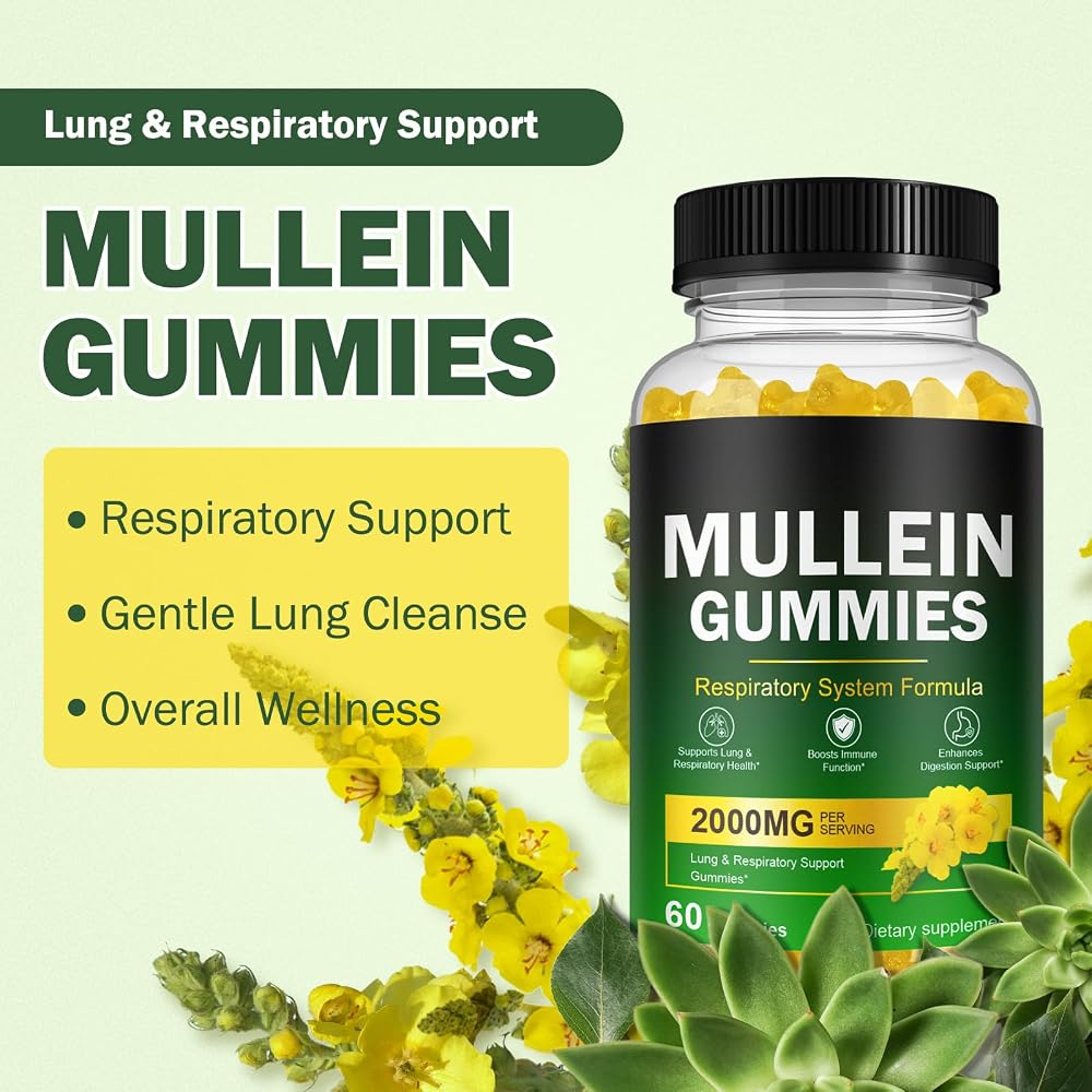 Nyloriaine Mullein Gummies for Lungs