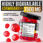 NOBLE NUTRITION Ashwagandha Gummies - Sugar Free & Vegan Ashwagandha