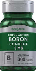 Piping Rock Boron 3mg Supplement - 300 Tablets