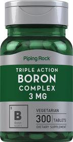 Piping Rock Boron 3mg Supplement - 300 Tablets
