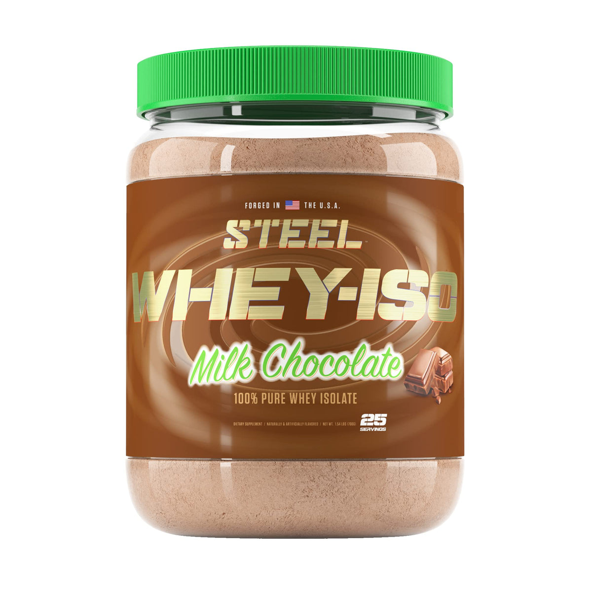 Steel Supplements Whey-ISO Whey Protein Isolate Powder Supplement