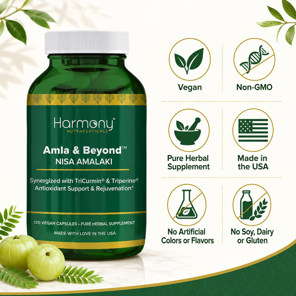 Harmony Nutraceuticals Amla & Beyond Ayurvedic Herbal Formula - image 8