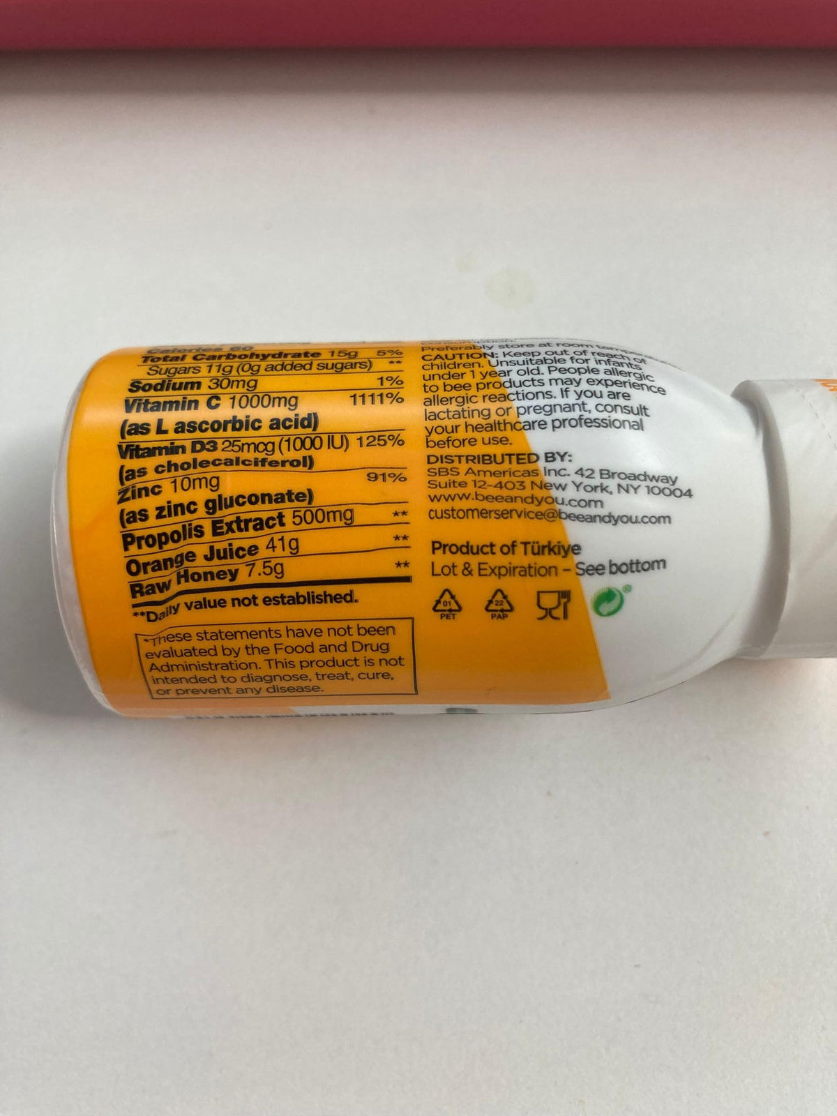 BEE & YOU Immune Support Propolis Shot - 12 Bottles - image 9