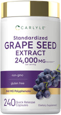 Carlyle Grape Seed Extract Supplement - 240 Capsules
