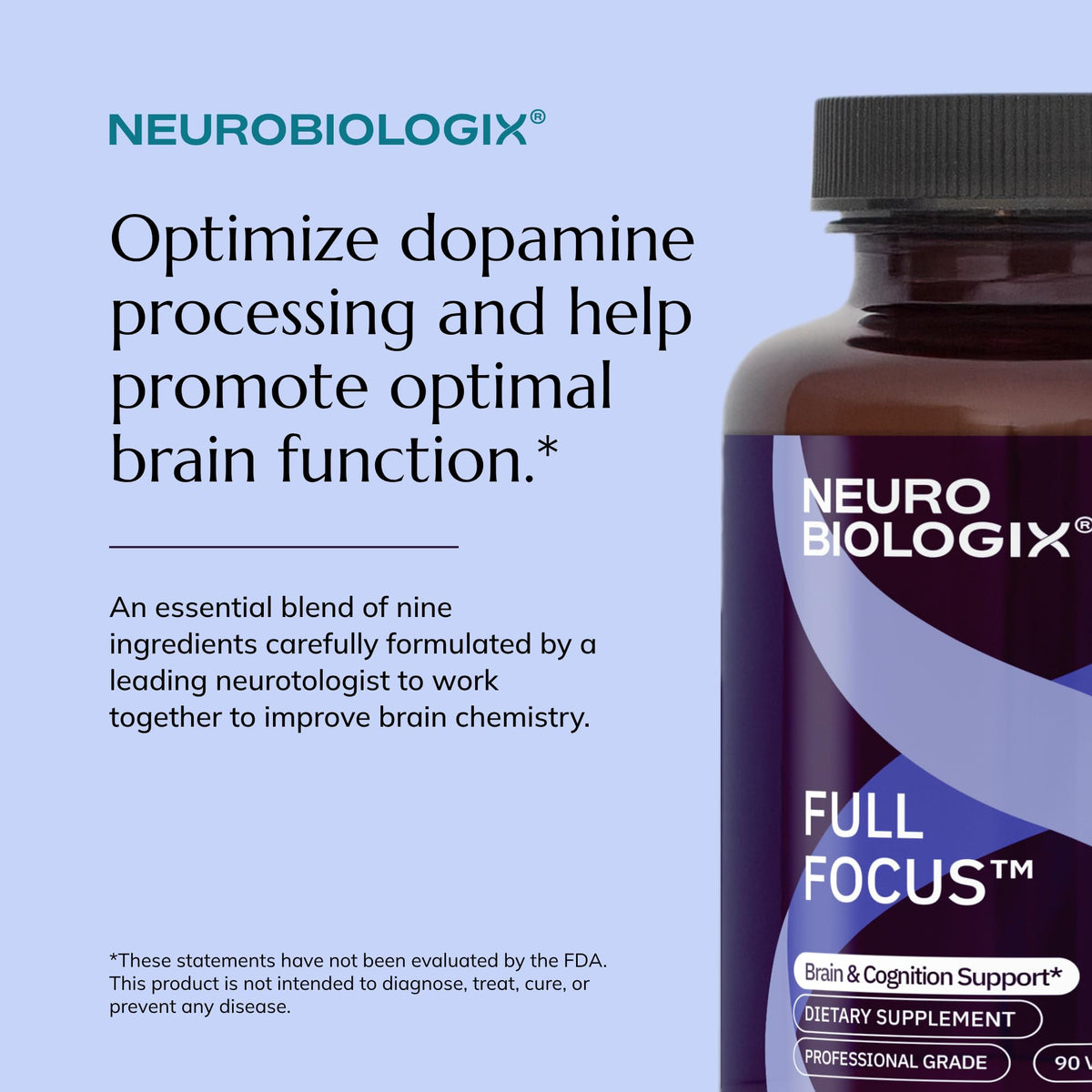 Neurobiologix Full Focus Brain & Mood Support - 90 Capsules - image 4