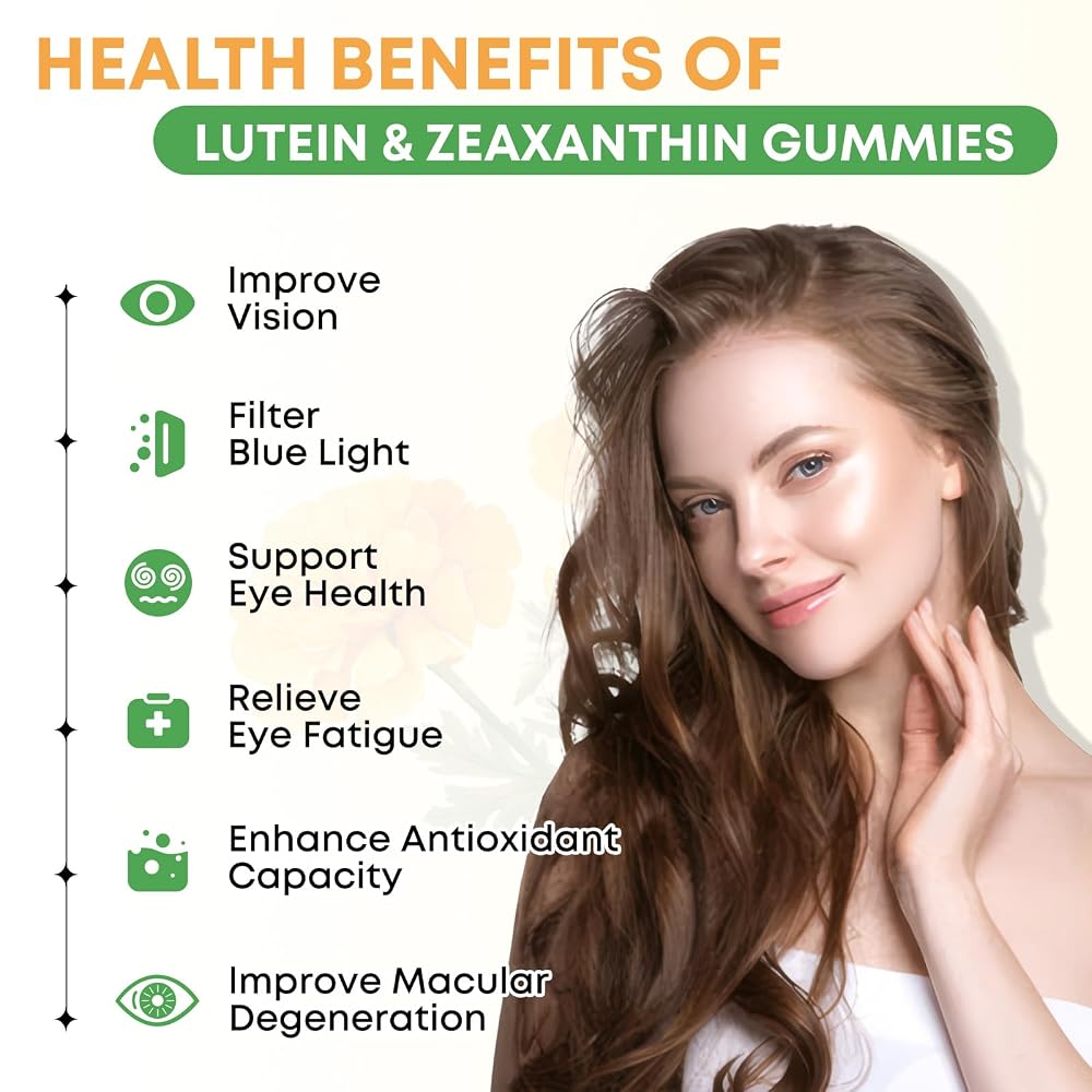 Zetelixia Lutein Gummies, Mango Flavor