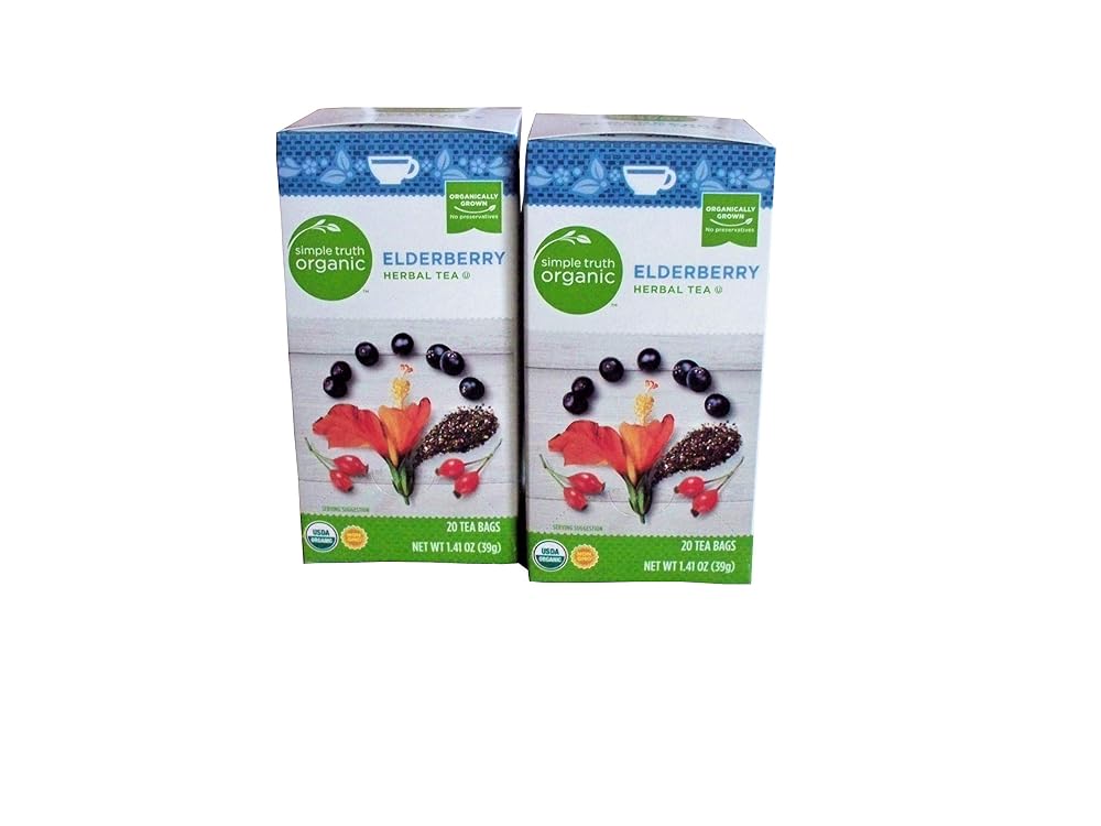 Simple Truth Organic Elderberry Herbal Tea - 40 Teabags