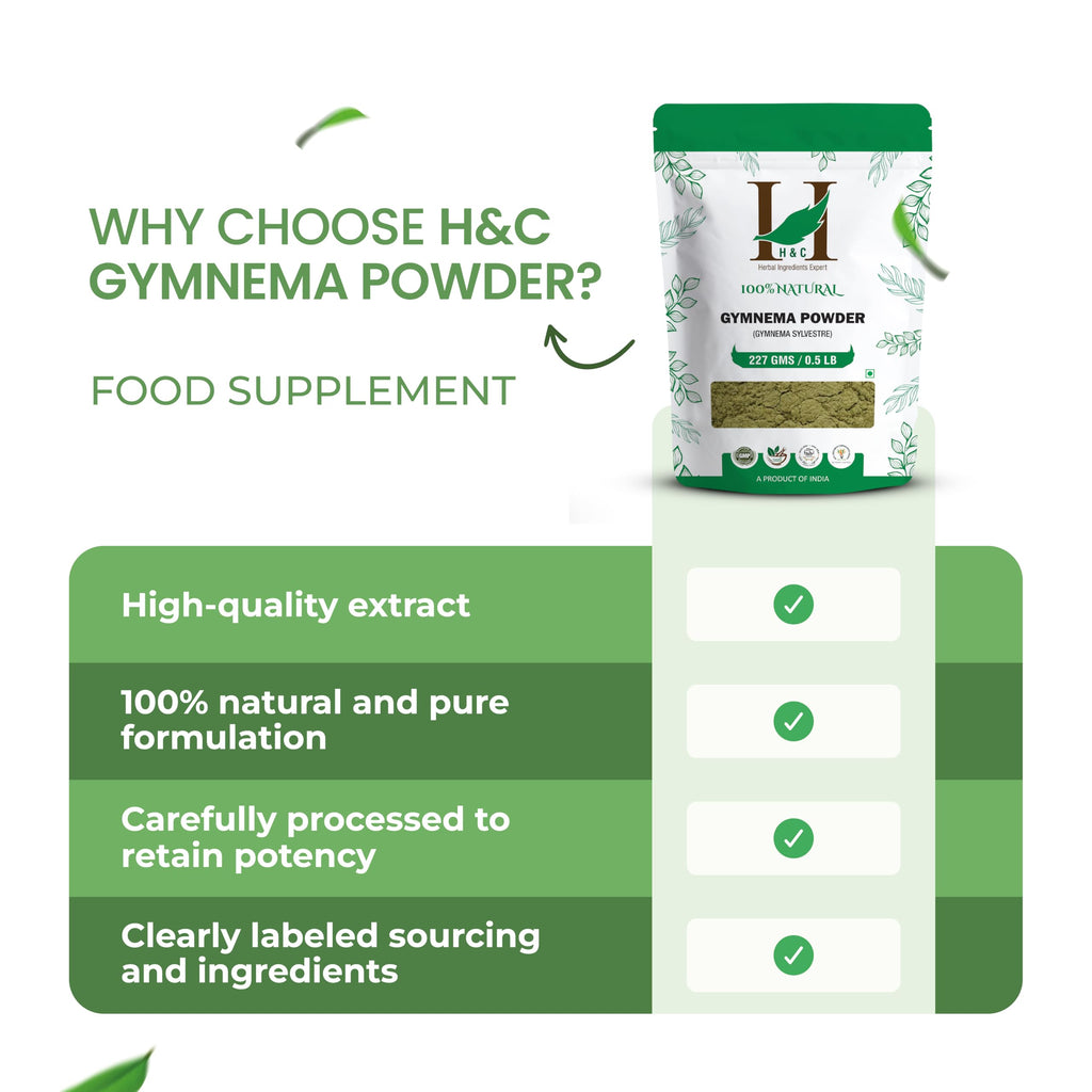 H&C Gymnema Sylvestre Powder - 227g - image 5