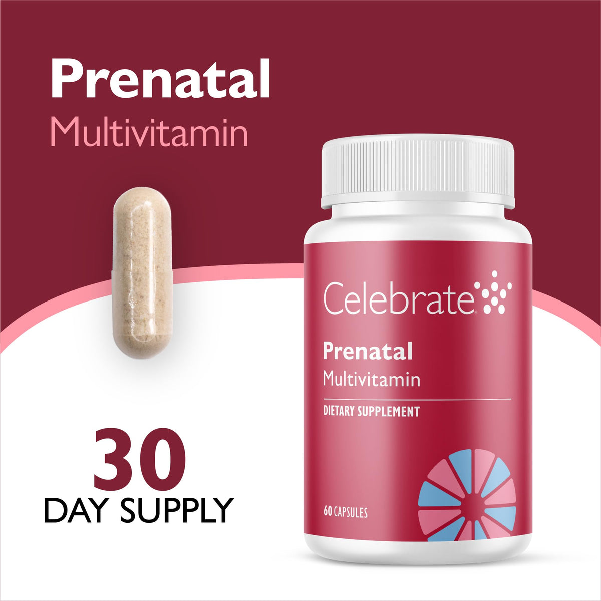 Celebrate Bariatric Prenatal Multivitamin - 60 Capsules - image 2