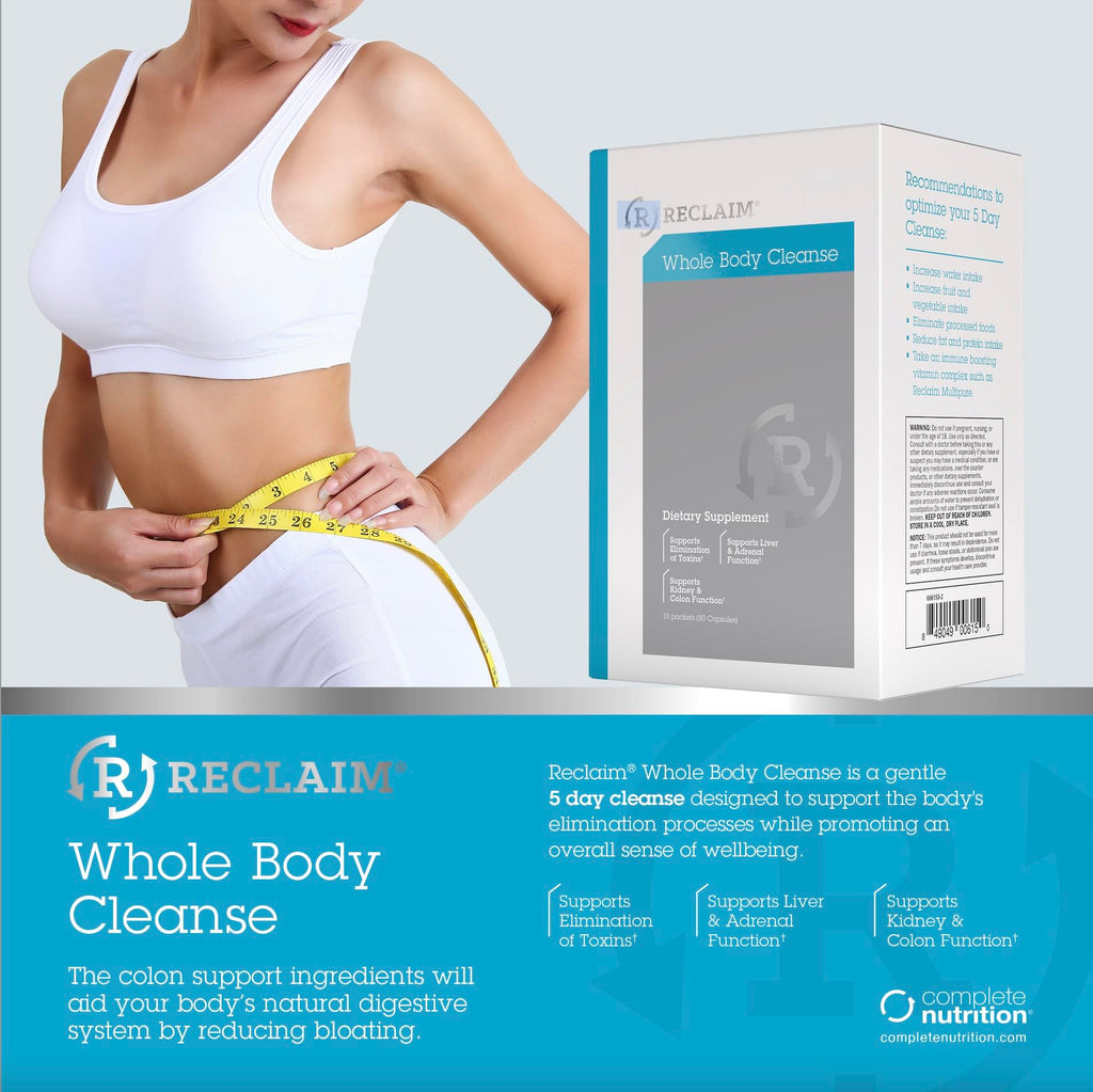 Complete Nutrition Reclaim Whole Body Cleanse - 28 Capsules - image 3