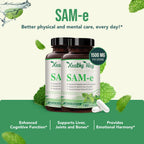 HealthyWayRx SAM-e 1500mg Capsules Brain & Mood Support - 120 Servings - image 4