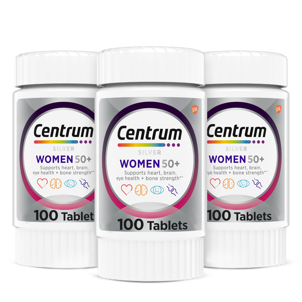 Centrum Silver Women's Multivitamin for Women 50 Plus - 300 Tablets