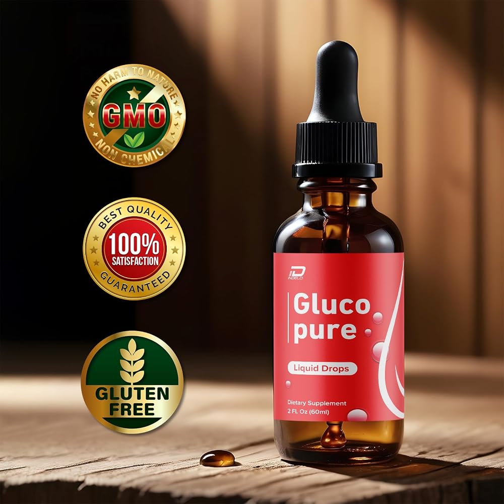 Indelo Gluco Pure Drops Dietary Supplement - 2 Fl Oz - image 3