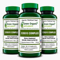 Green Organic Supplements CoQ 10 Complex, Ubiquinone, 90 Vegetarian Capsules, High