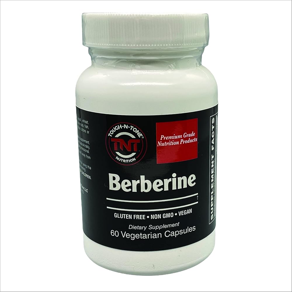 TOUGH-N-TONE Berberine HCL 500mg Capsules - 60 Count