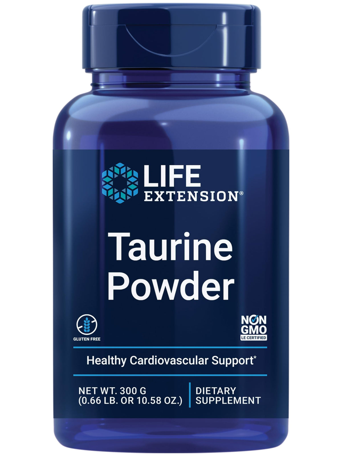 Life Extension Taurine Powder Cardiovascular Support - 300g