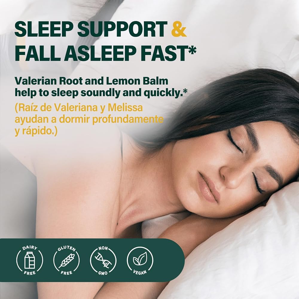 Fuenvegtal Valerian Root Extract Sleep Support Capsules - 90 Count - image 2