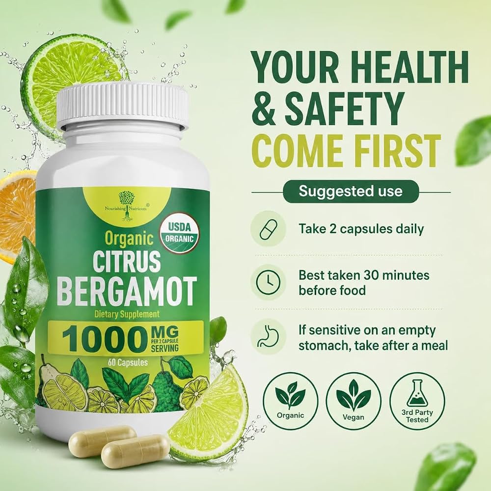 Nourishing Nutrients Organic Citrus Bergamot Supplement