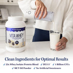 Vitauthority Whey Protein Powder for Women Salted Caramel - 30 Servings - image 3