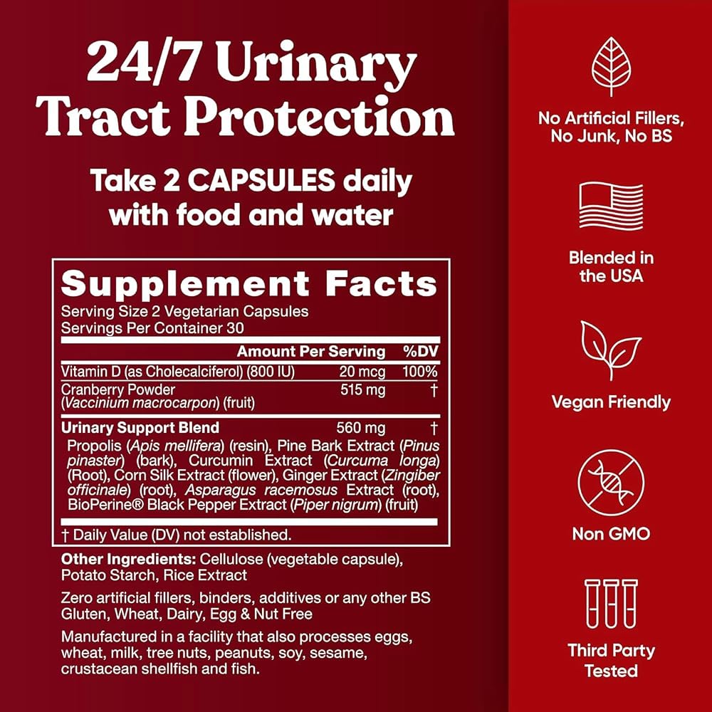 Eu Natural Women's Urinary Tract Bundle with Cranberry + D-Mannose - image 7