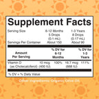 MARYRUTH'S Organic Infant & Toddler Vitamin D3 Liquid Drops - 0.5 oz - image 5
