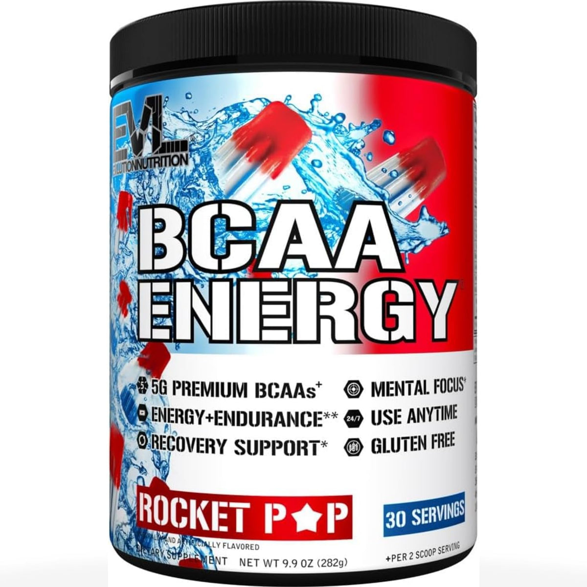Evlution EVL BCAAs Amino Acids Powder - Rehydrating BCAA Powder Post