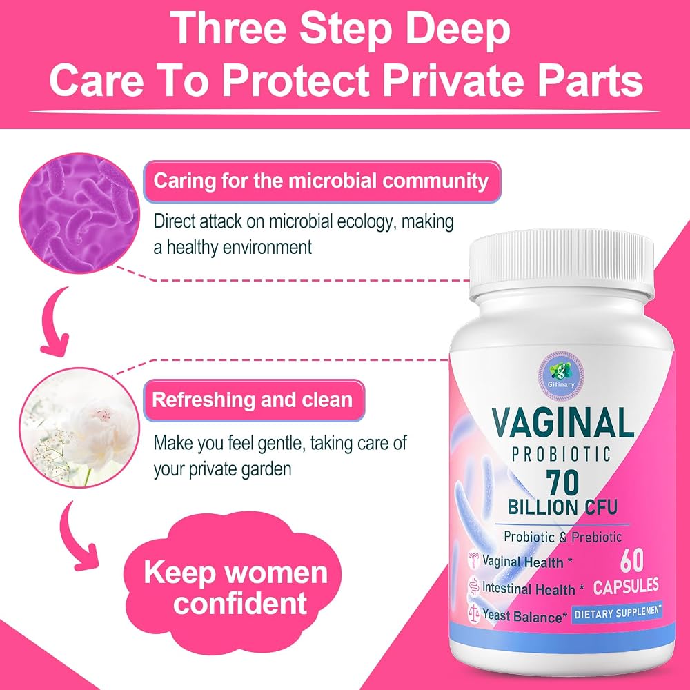 Zwllood Vaginal Probiotic 70 Billion CFU - 60 Capsules - image 5