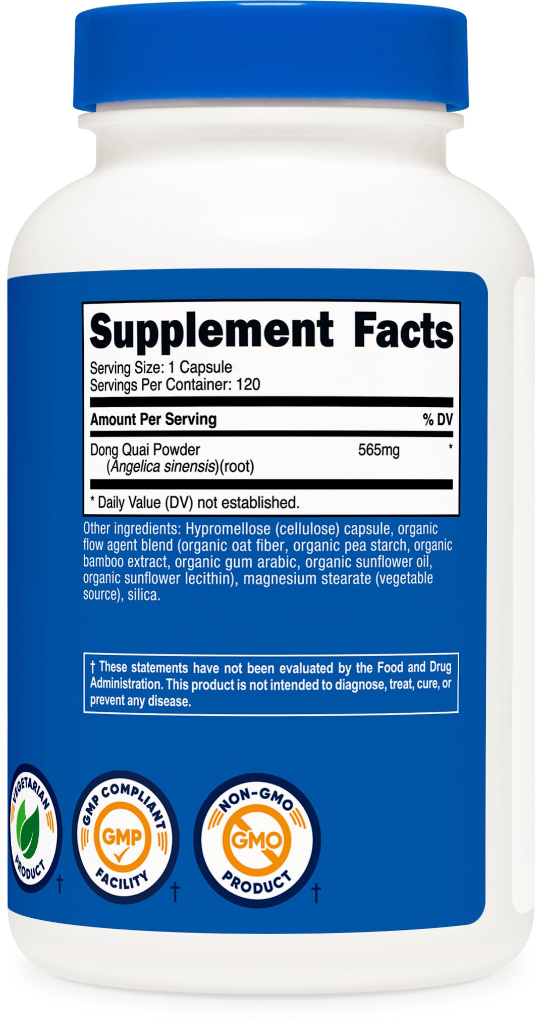 Nutricost Dong Quai 565mg, 240 Capsules