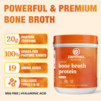 Zammex Beef Bone Broth Protein Powder Unflavored - 27 Servings - image 5