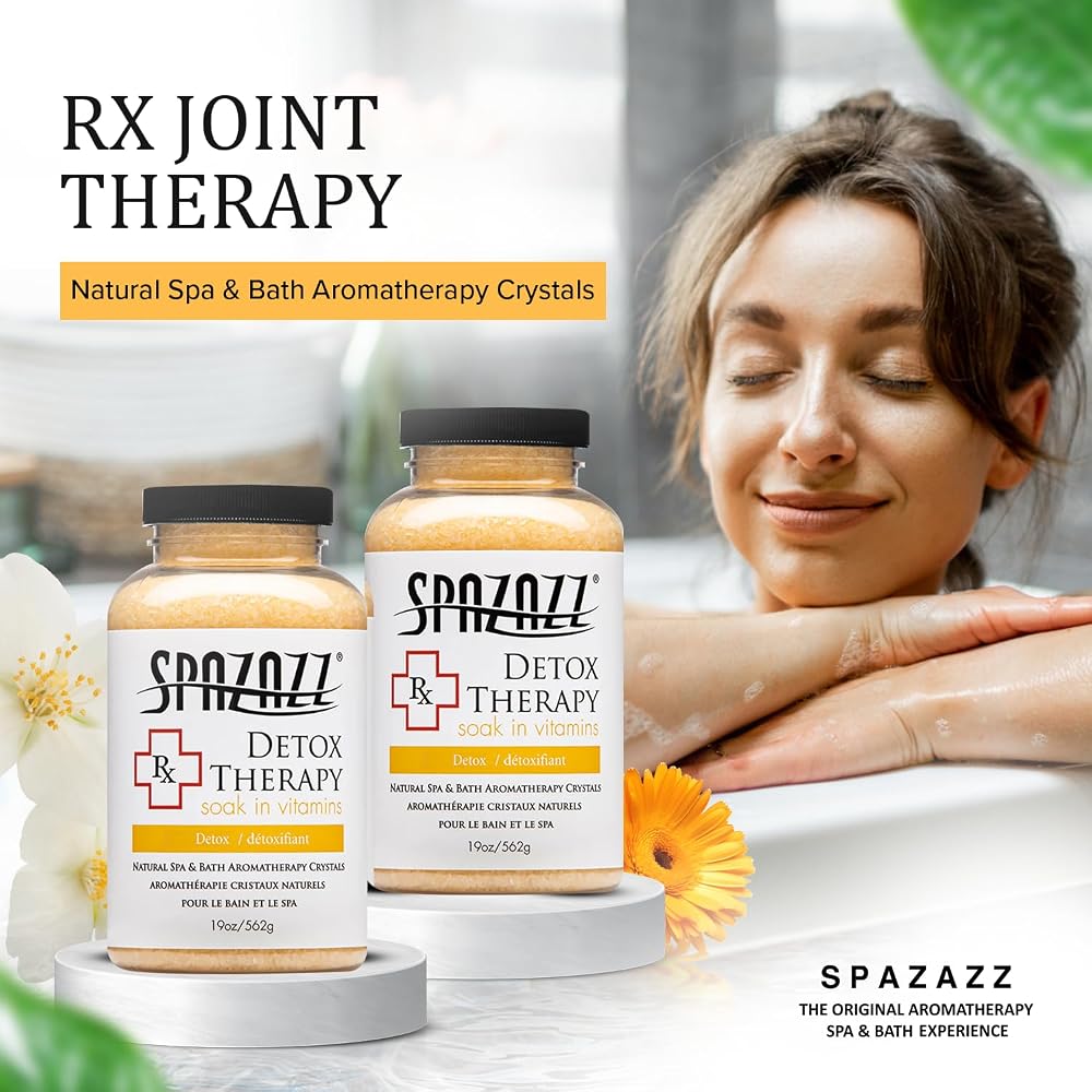 Spazazz RX Detox Therapy Hot Tub & Spa Salts for Relaxation - 19 oz - image 3
