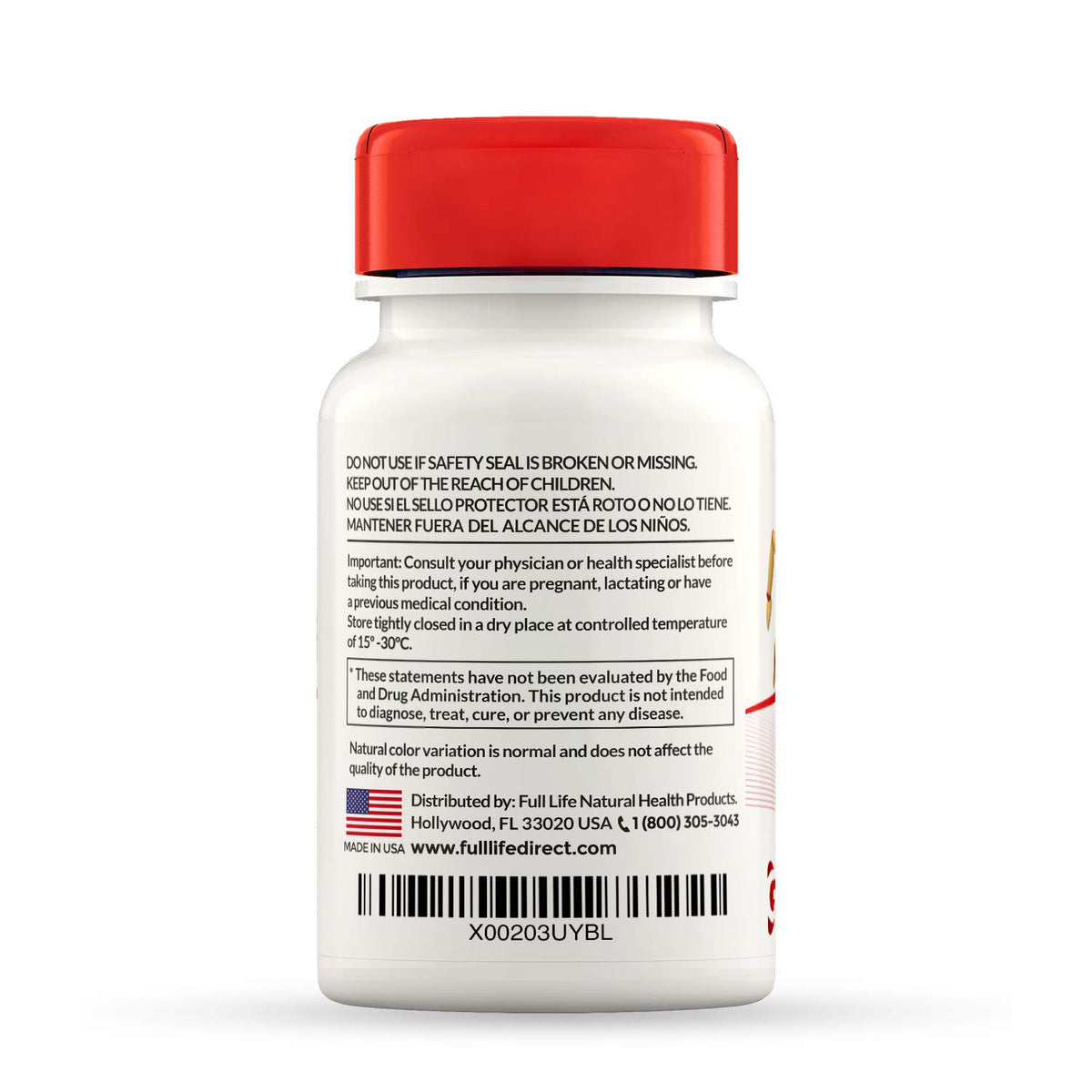 Full Life Reuma Art X Strength 400 mg Joint Support - 30 Vegetarian Capsules - image 3