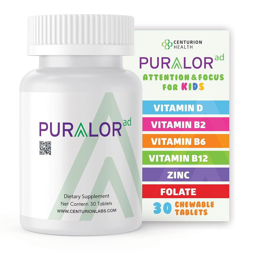 Centurion Health Puralor AD Cognitive Supplement for Kids - 30 Tablets