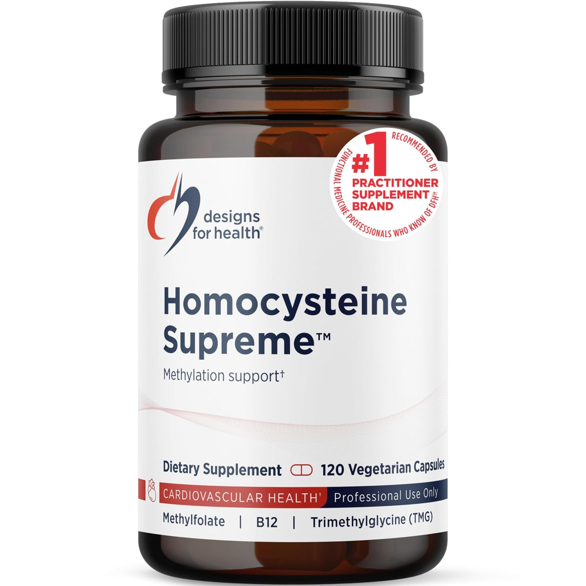 Designs for Health Homocysteine Supreme Multivitamin - 120 Capsules