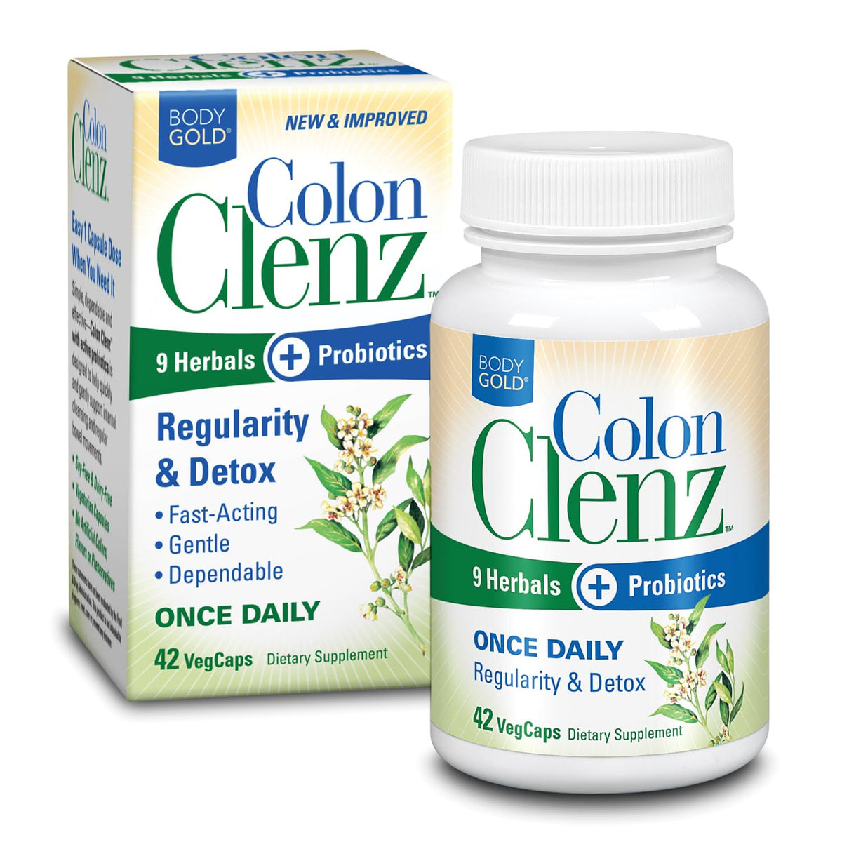 Body Gold Colon Clenz & Detox Overnight Formula