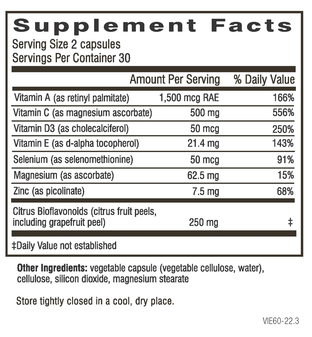 Doctor Wilson's Original Formulations Immune Essentials - 60 Capsules - image 4