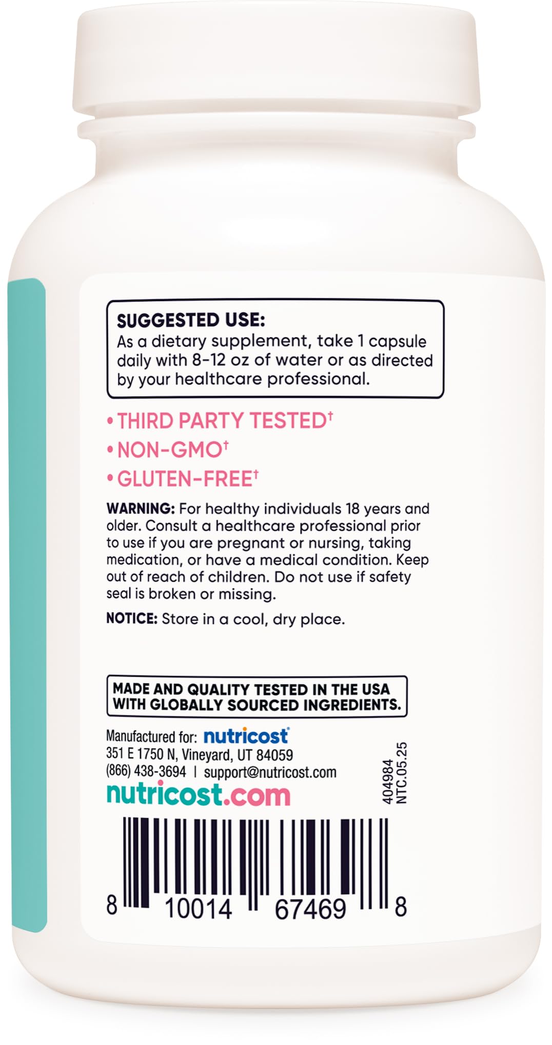 Nutricost Black Cohosh for Women 660mg - 120 Capsules - image 4