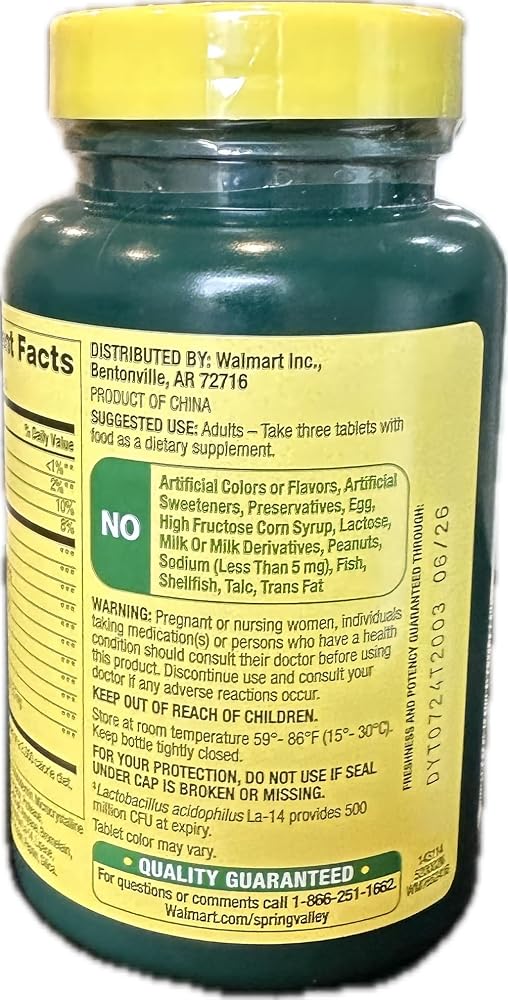 LightSpring Probiotic Multi-Enzyme Digestive Formula - 200 Tablets - image 4