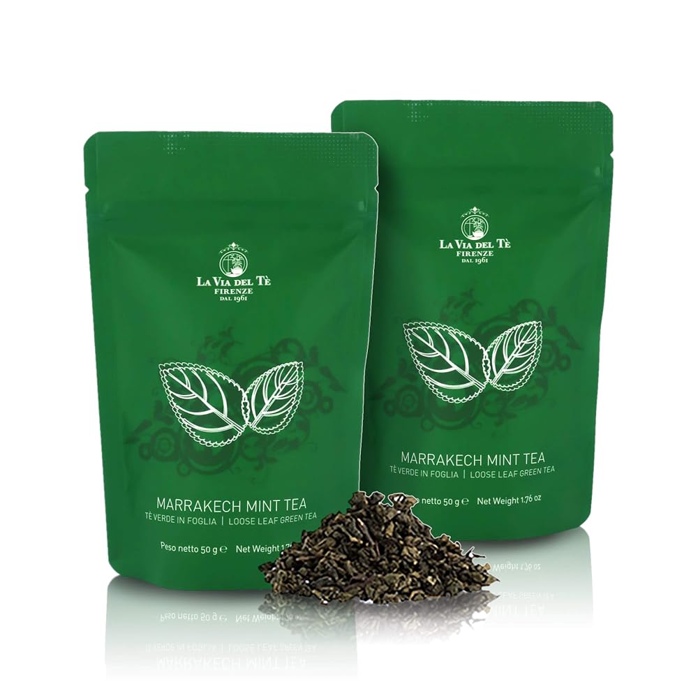 La Via del Te Marrakech Mint Tea Loose-Leaf Green Tea - 2 x 50g