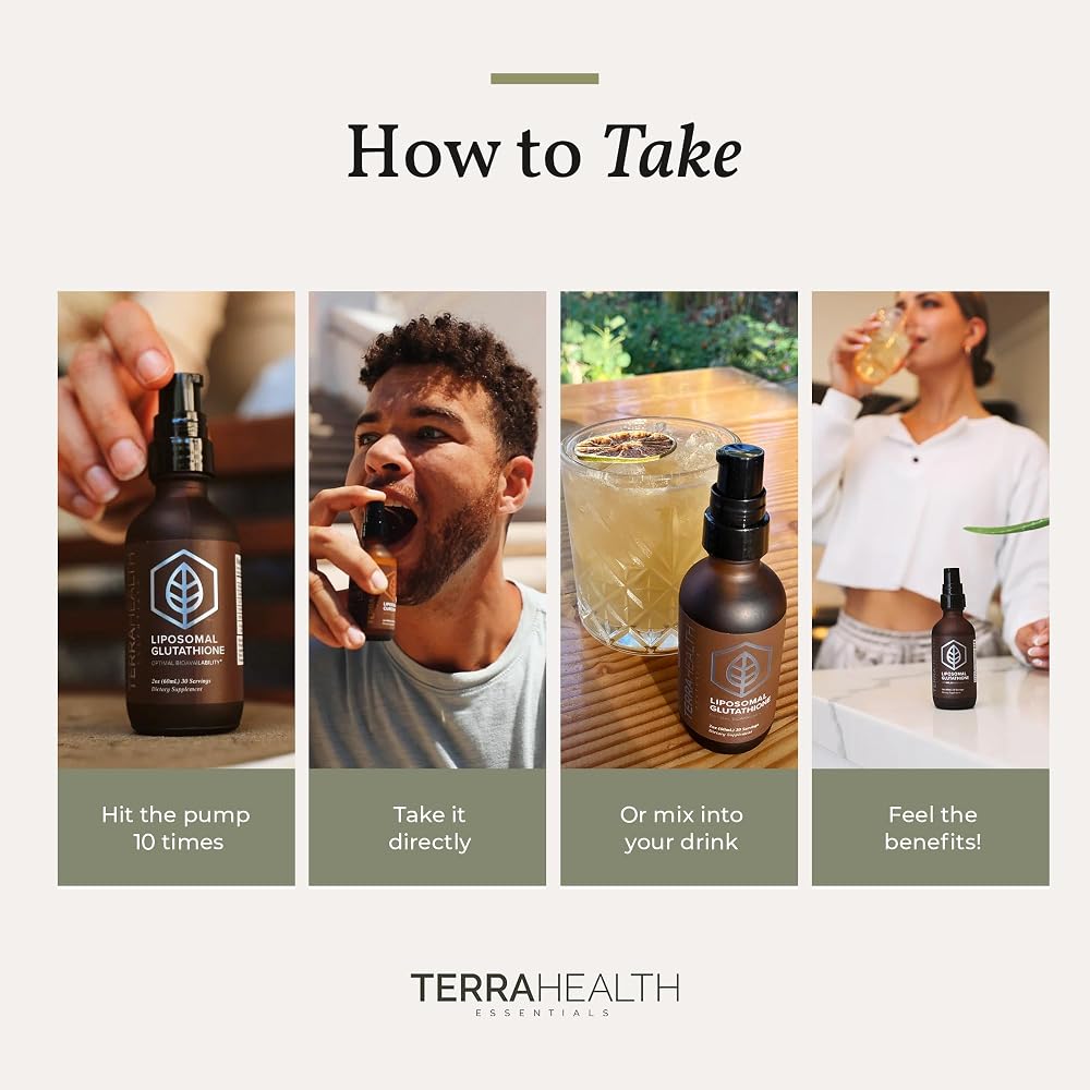 Terra Health Essentials - Liposomal Glutathione - Supports Immunity