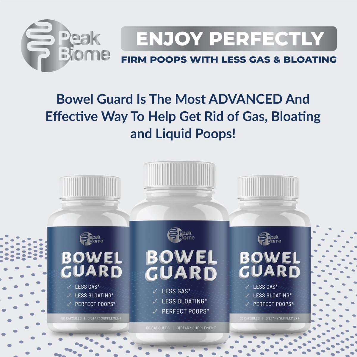 Peak Biome Bowel Guard Digestive Enzyme Supplement - 60 Capsules - image 3